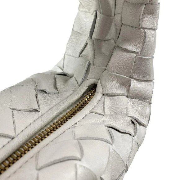 Auth BOTTEGA VENETA Mini The Jodi - White Leather B********* Handbag - Picture 10 of 16
